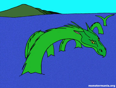 Some zeuglodons looked similar to the creatures described in today's sightings of sea serpents and lake monsters. Picture copyright 2006 by Jamie Hall.
